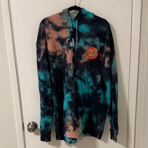 Santa Cruz Multicolor Tie-Dye Hoodie